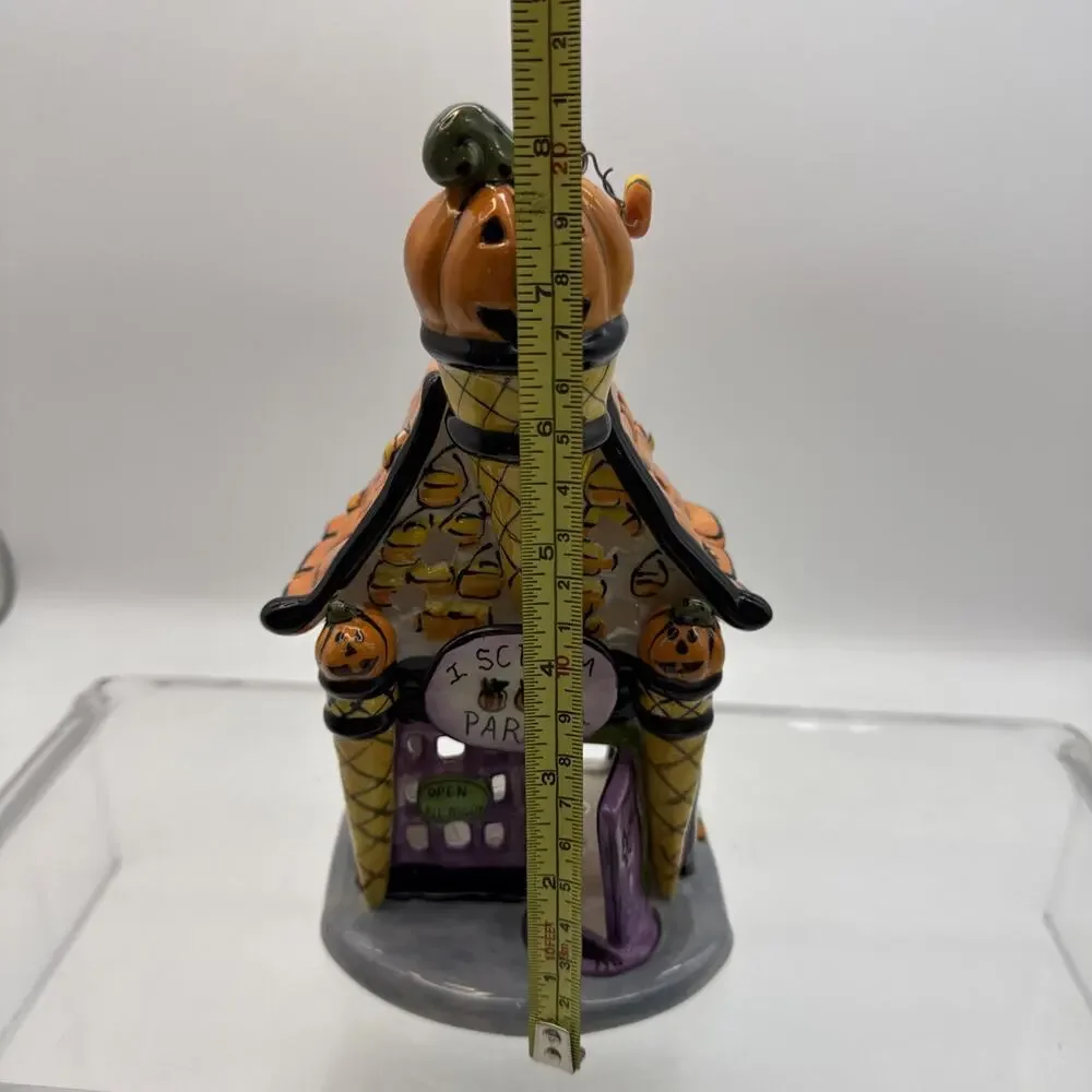 Blue Sky Clayworks Halloween I Scream (Ice Cream) Parlour Candle House, NEW
